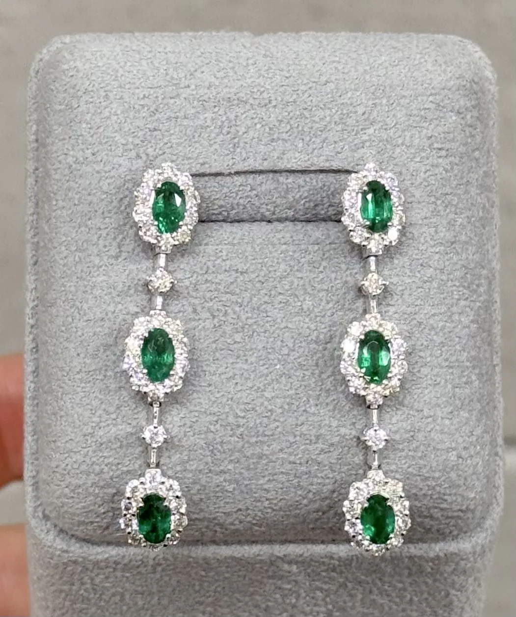 Three Drop エメラルドピアス | GURALA